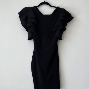 Body con black dress